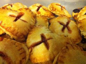 Hand pies filled with homemade jam